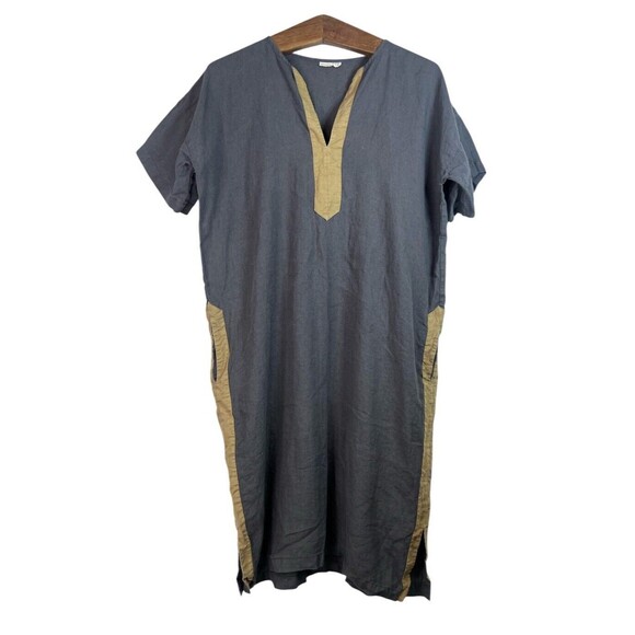 Nobonu Women’s Linen Tunic Boho Dress One Size - Picture 1 of 13